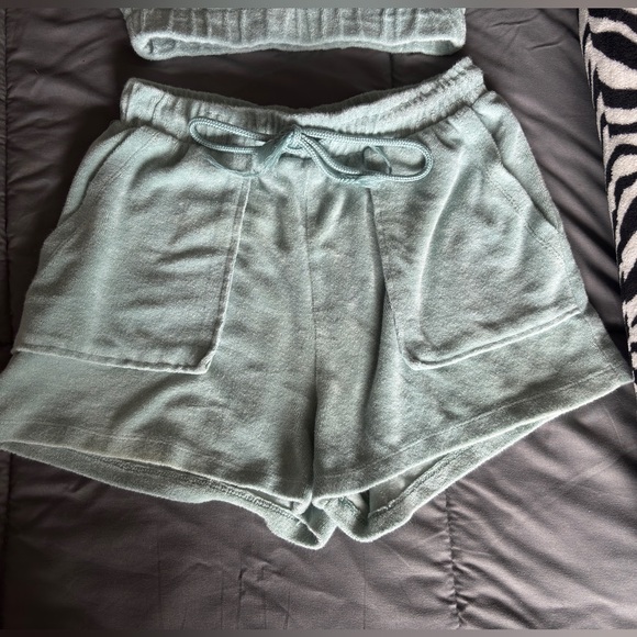 Zara Terry Mint Green Lounge Set - Picture 2 of 6